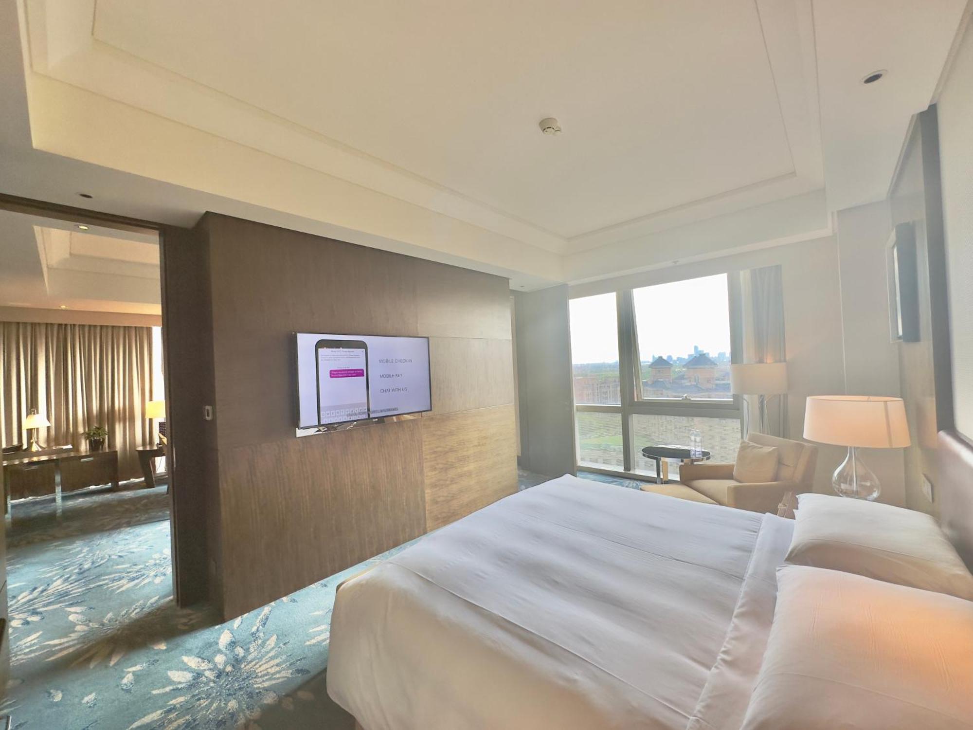 Shanghai Marriott Hotel Pudong East Bagian luar foto