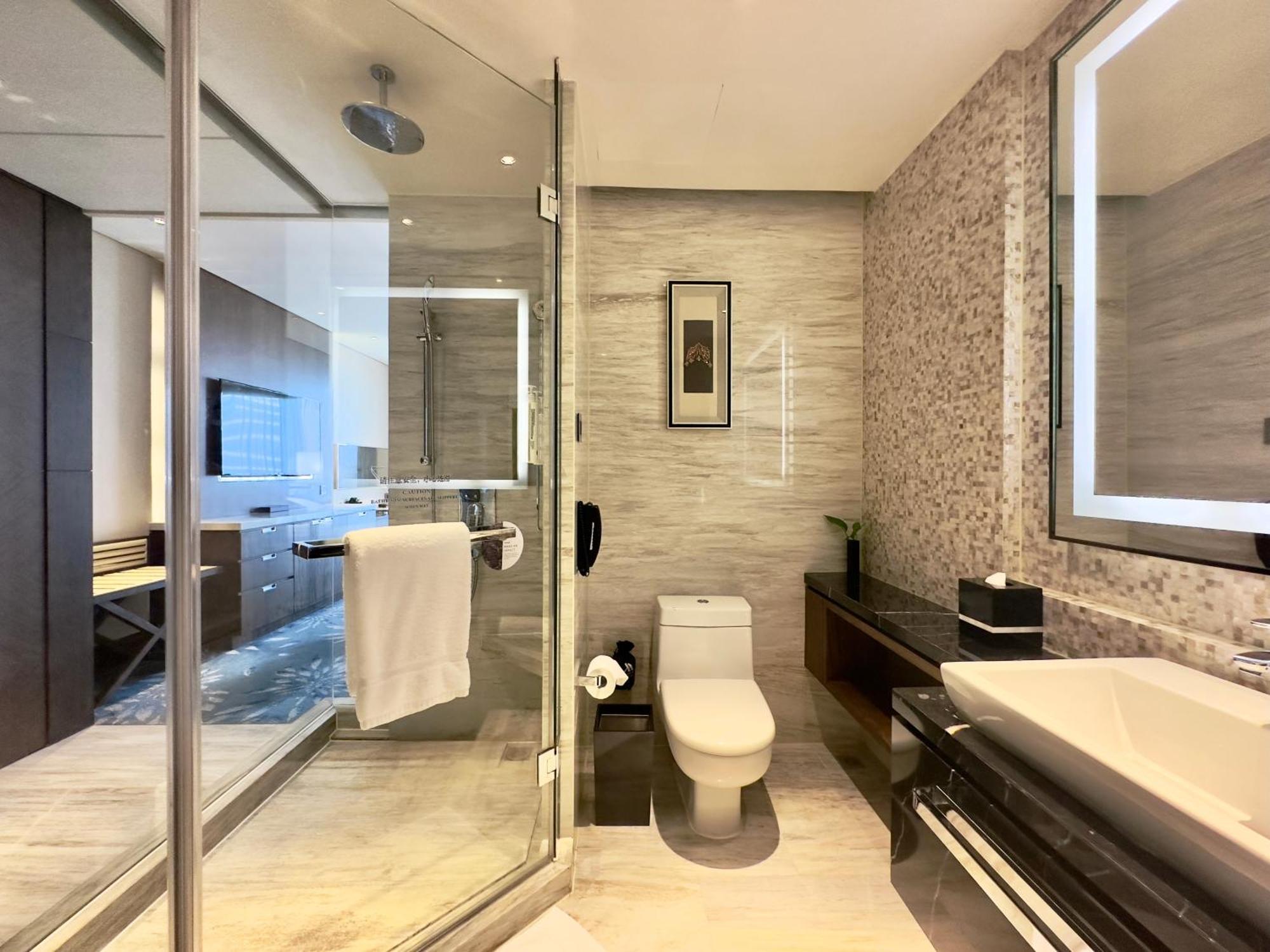 Shanghai Marriott Hotel Pudong East Bagian luar foto