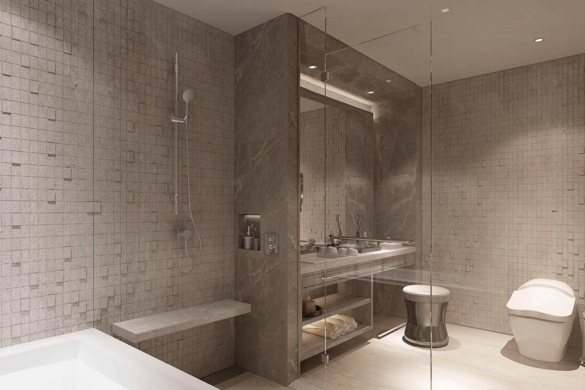 Shanghai Marriott Hotel Pudong East Bagian luar foto