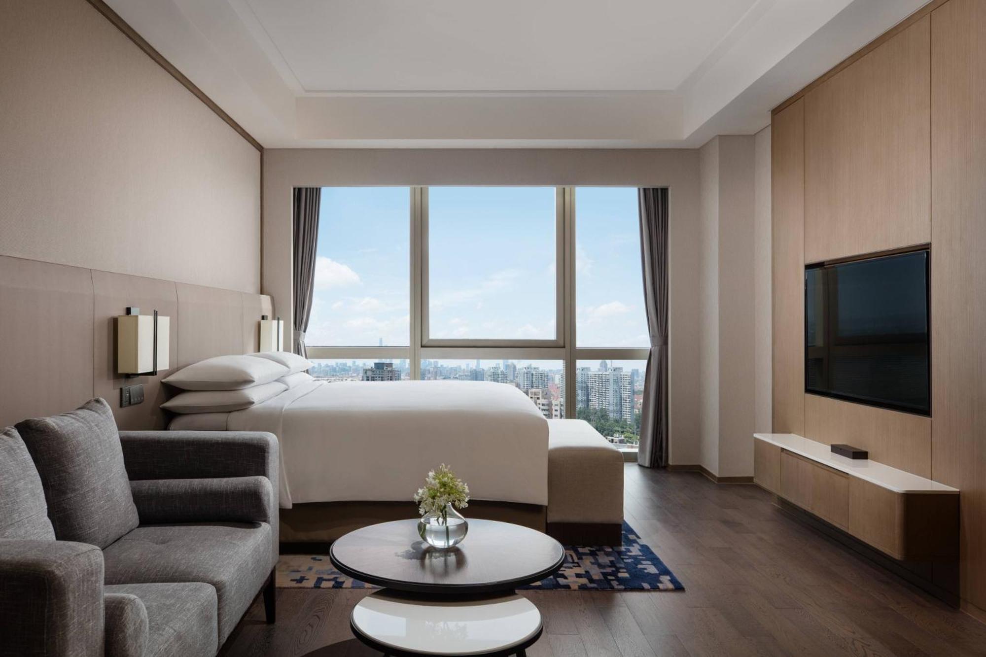 Shanghai Marriott Hotel Pudong East Bagian luar foto