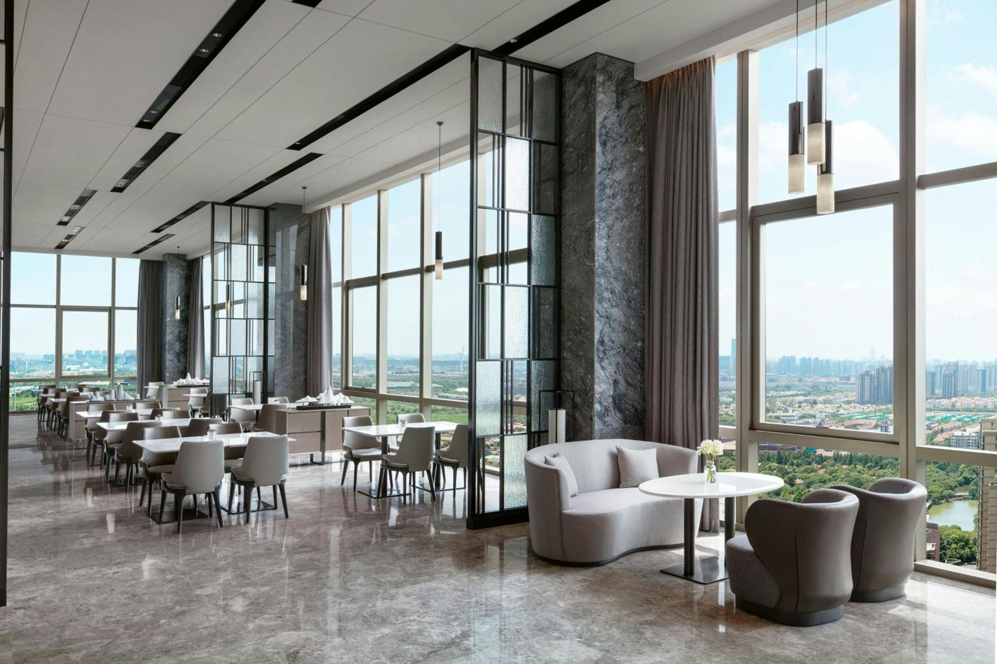 Shanghai Marriott Hotel Pudong East Bagian luar foto