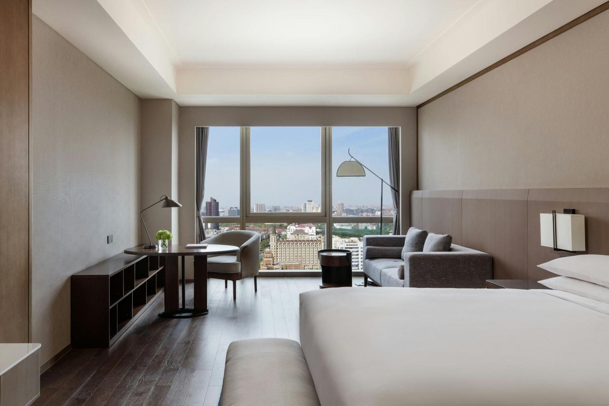 Shanghai Marriott Hotel Pudong East Bagian luar foto
